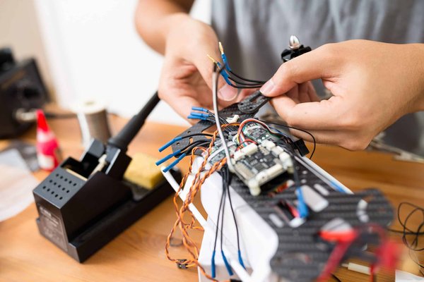 How are drones being used for environmental monitoring?